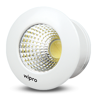 Garnet 1W White Round LED Spotlight 